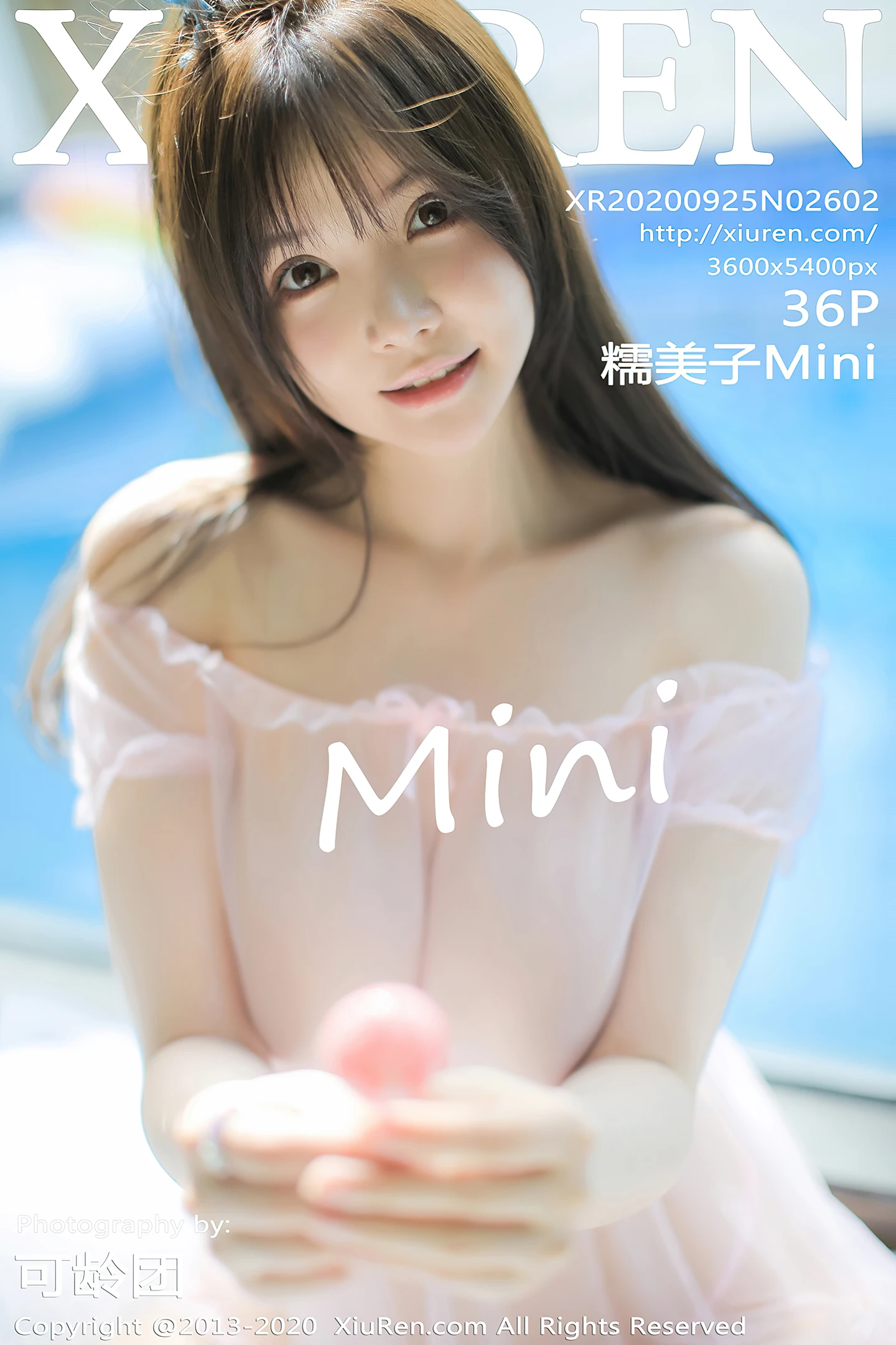 [XiuRen秀人网]No.2602_女神糯美子Mini三亚旅拍私房粉色薄纱内衣透视秀傲人豪乳诱惑写真36P-秀人网 - XiuRen.Space